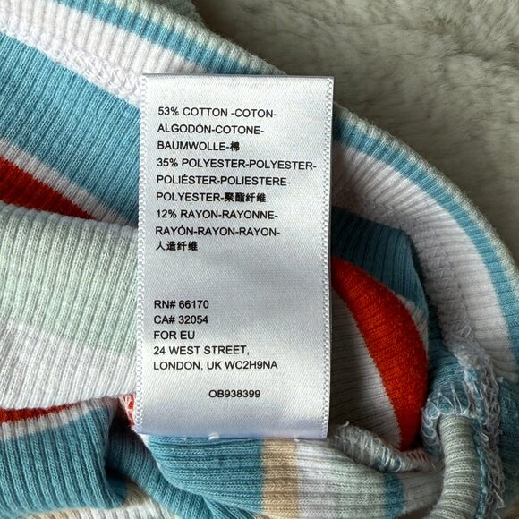 Urban Outfitters Multicoloured Striped Crop Top — XS - Picture 4 of 4